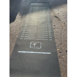 Дорожка для прыжков в длину с места удлинённая (410 см с шагом 5 см)